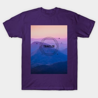 Traveler- Mountain sunset edition T-Shirt